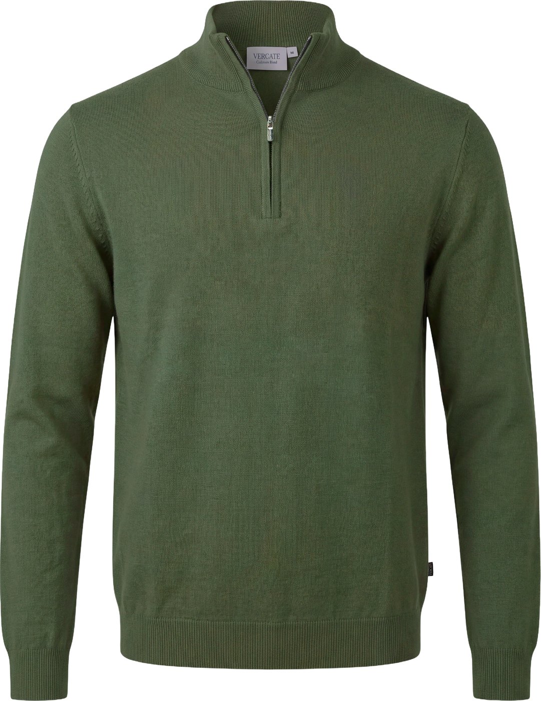 Half Zip - Cashmere Blend - Groen