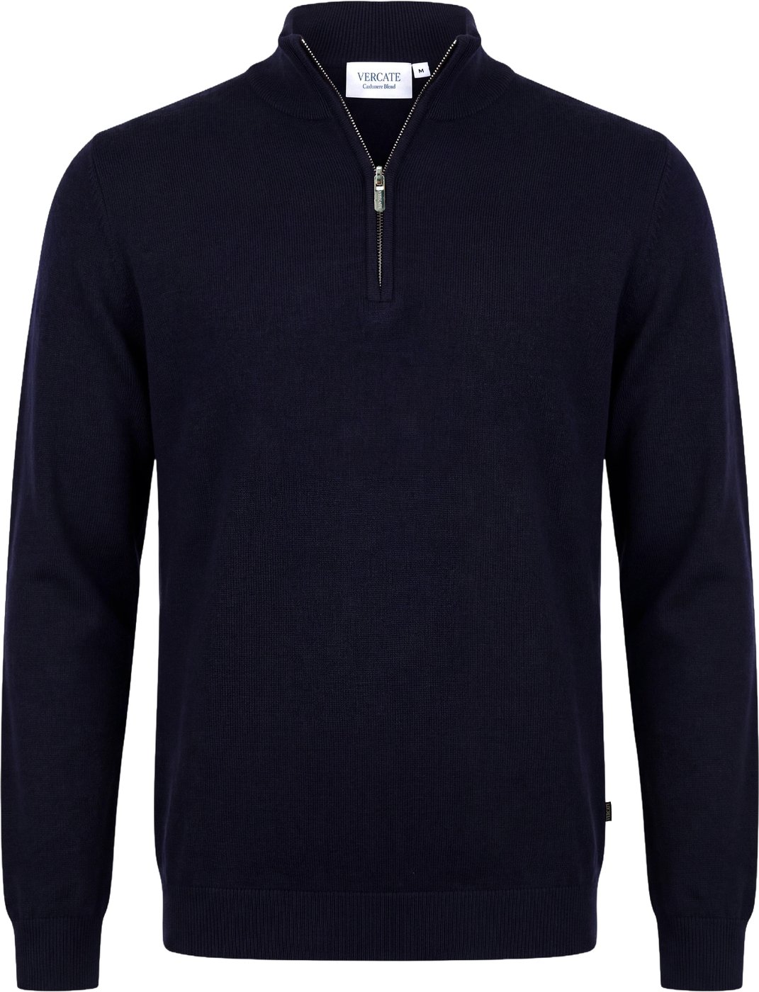 Half Zip - Cashmere Blend - Navy