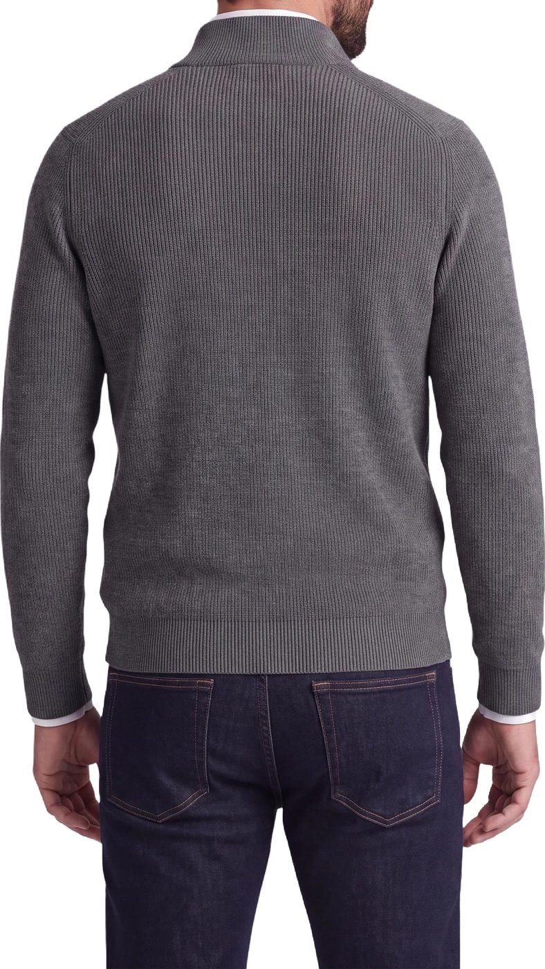 Half Zip - Cashmere Blend - Donkergrijs