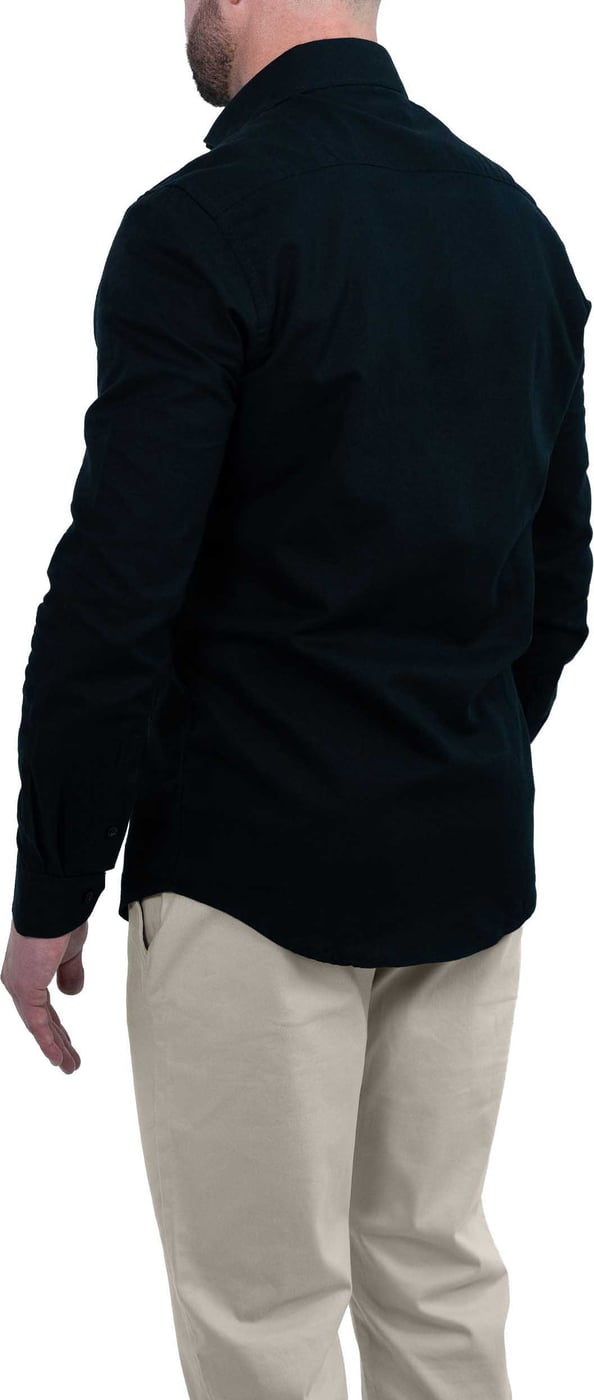 Linnen Overhemd - Zwart