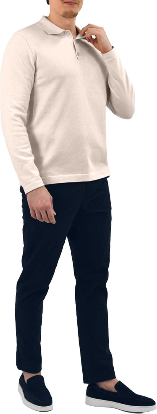 Knitted Poloshirt - Off White