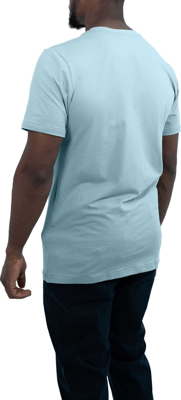 Knitted T-Shirt - Lichtblauw