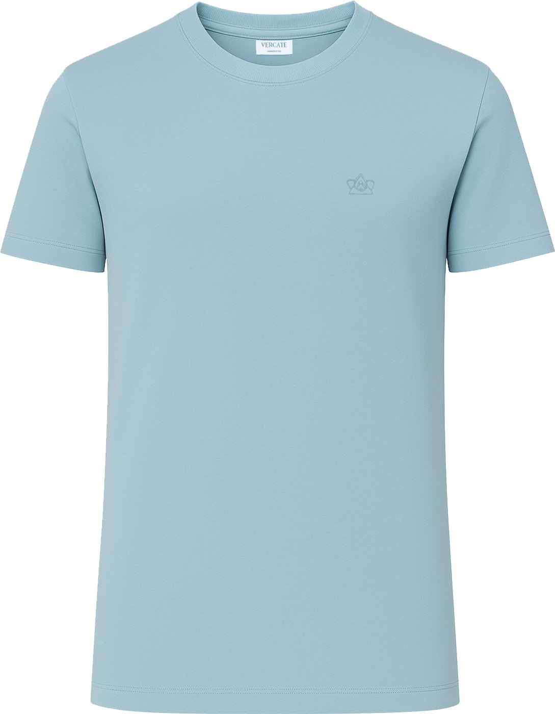 Knitted T-Shirt - Lichtblauw