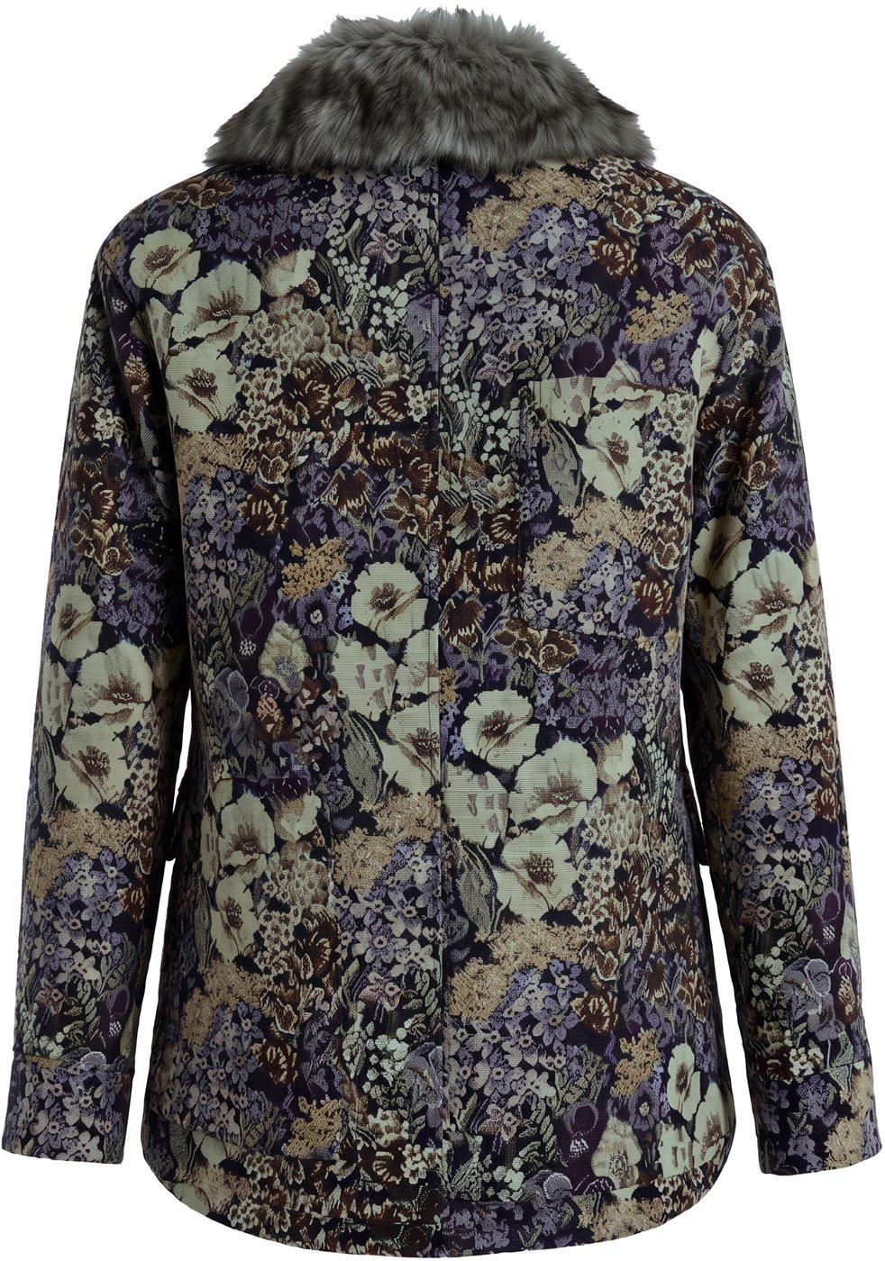 Jacket with floral pattern