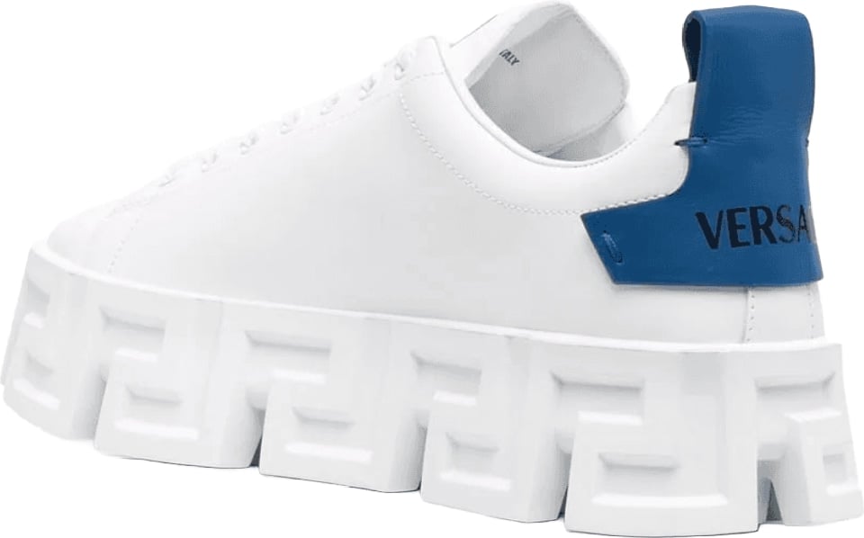 Versace Greca Sole Men's Sneakers White Blue