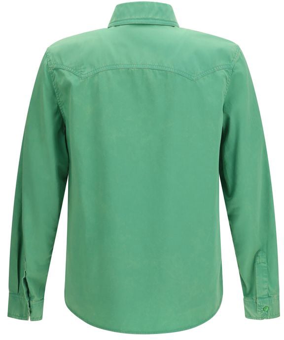 Versace Bicolor Cotton Shortsleeve Shirt