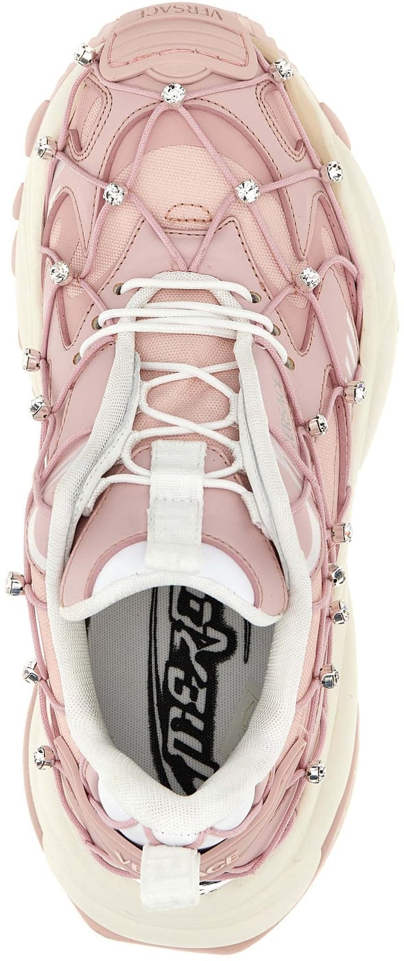 Versace Multicolor Polyester Athletic Sneakers