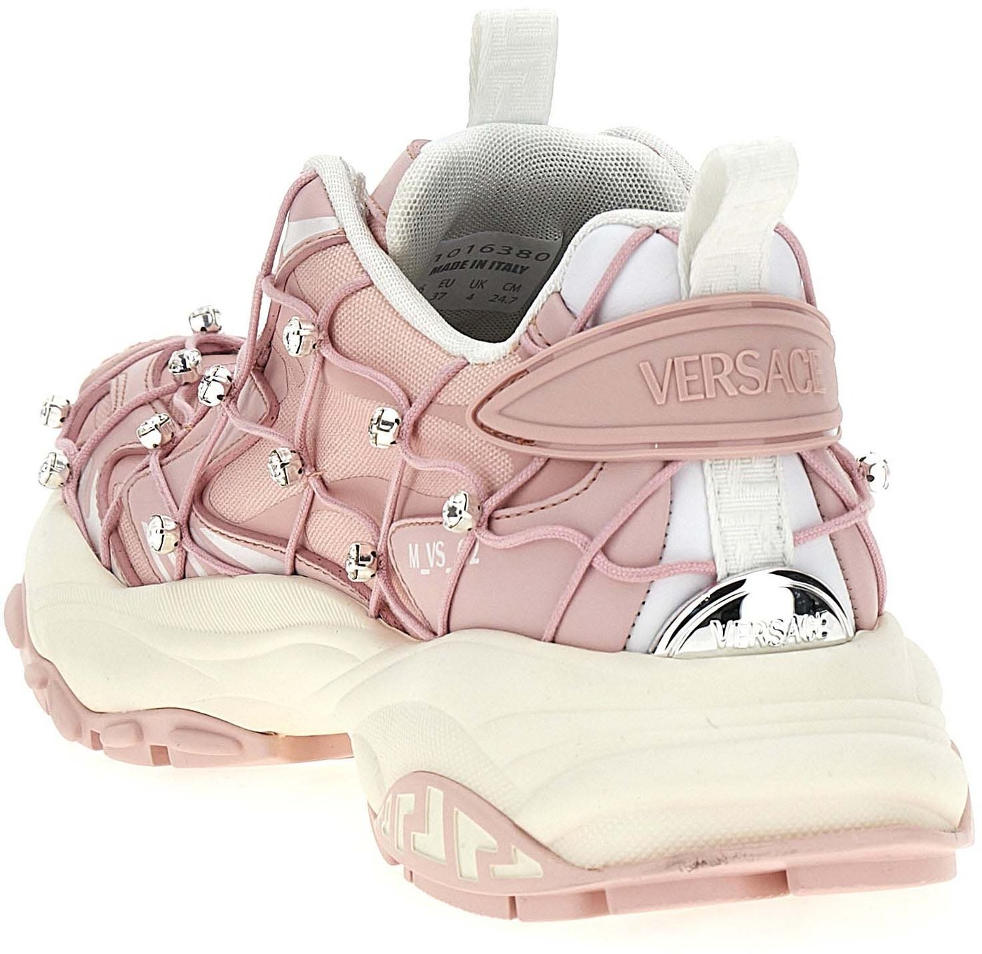 Versace Multicolor Polyester Athletic Sneakers