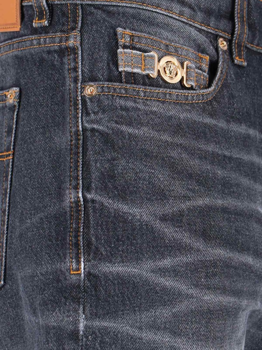 "Medusa Biggie" Jeans Blue