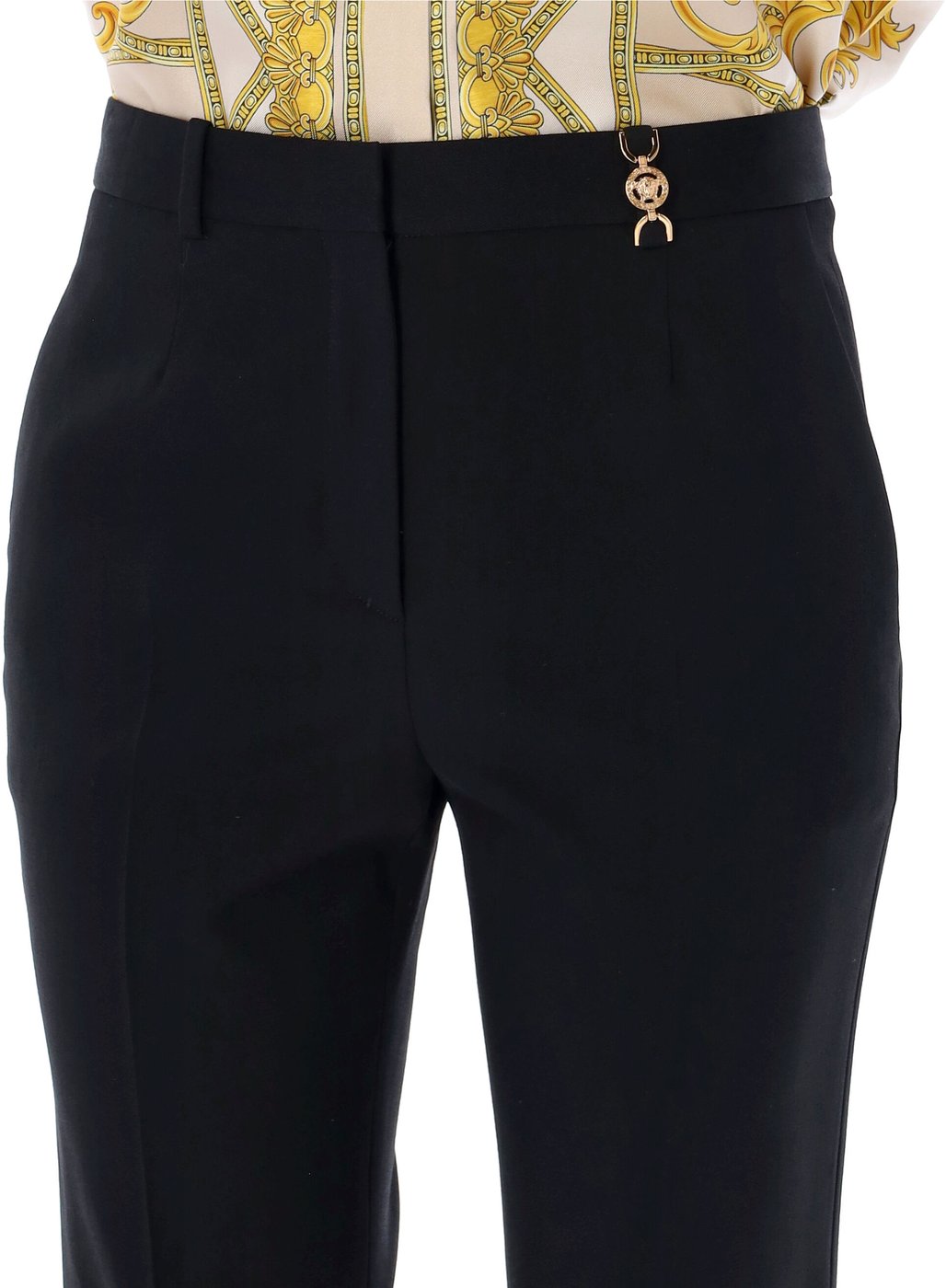 Pant Stretch Wool Nero