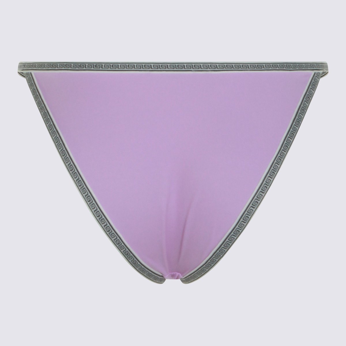 Pink Synthetic Minimalist Bikini Bottom
