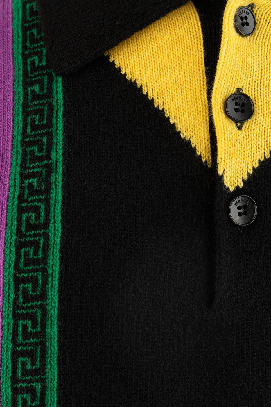 Versace Embroidered wool sweater