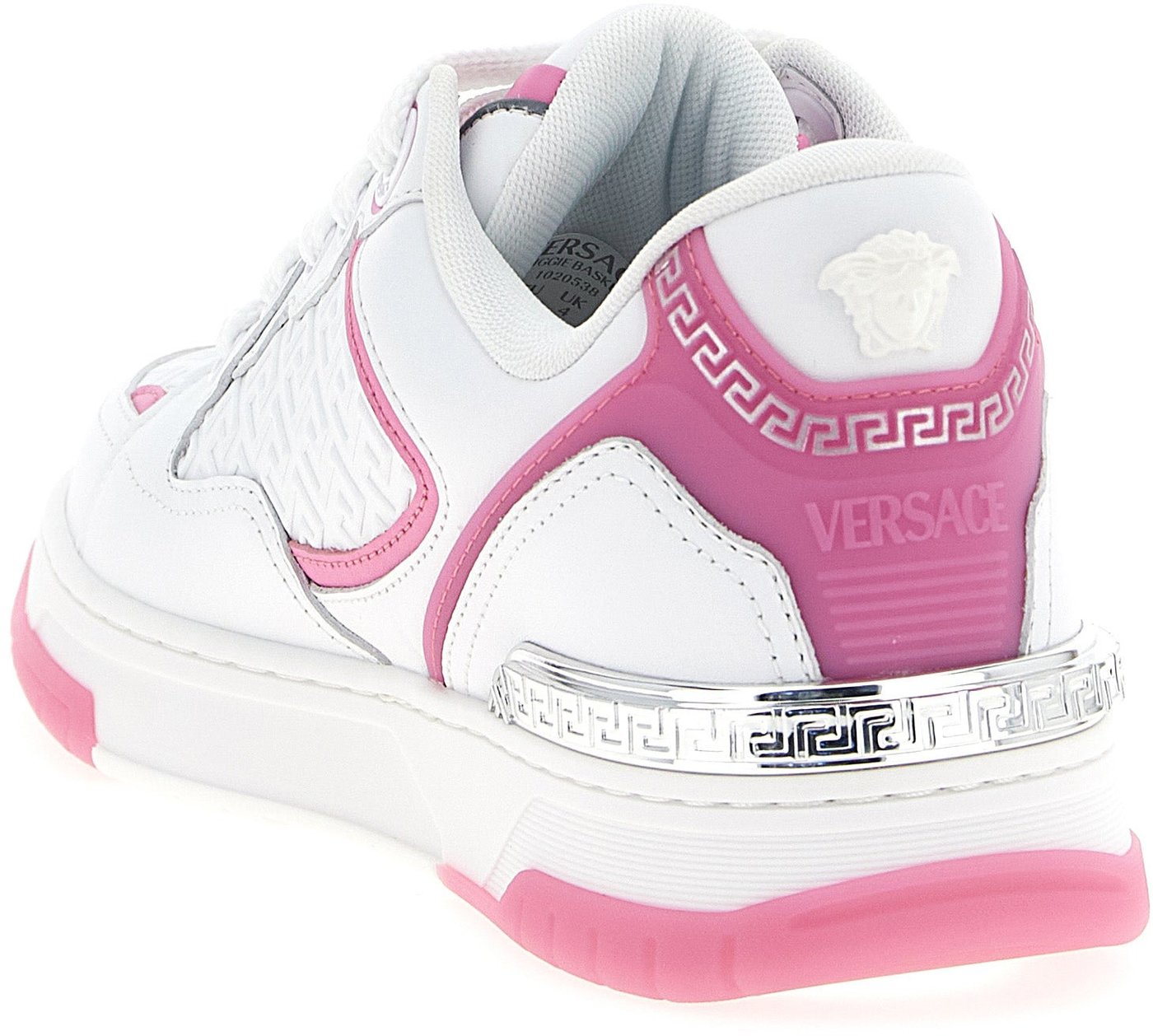Versace Multicolor Calfskin Athletic Sneakers