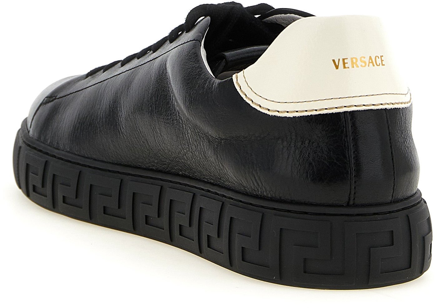 Versace Bicolor Calfskin Low Top Sneakers
