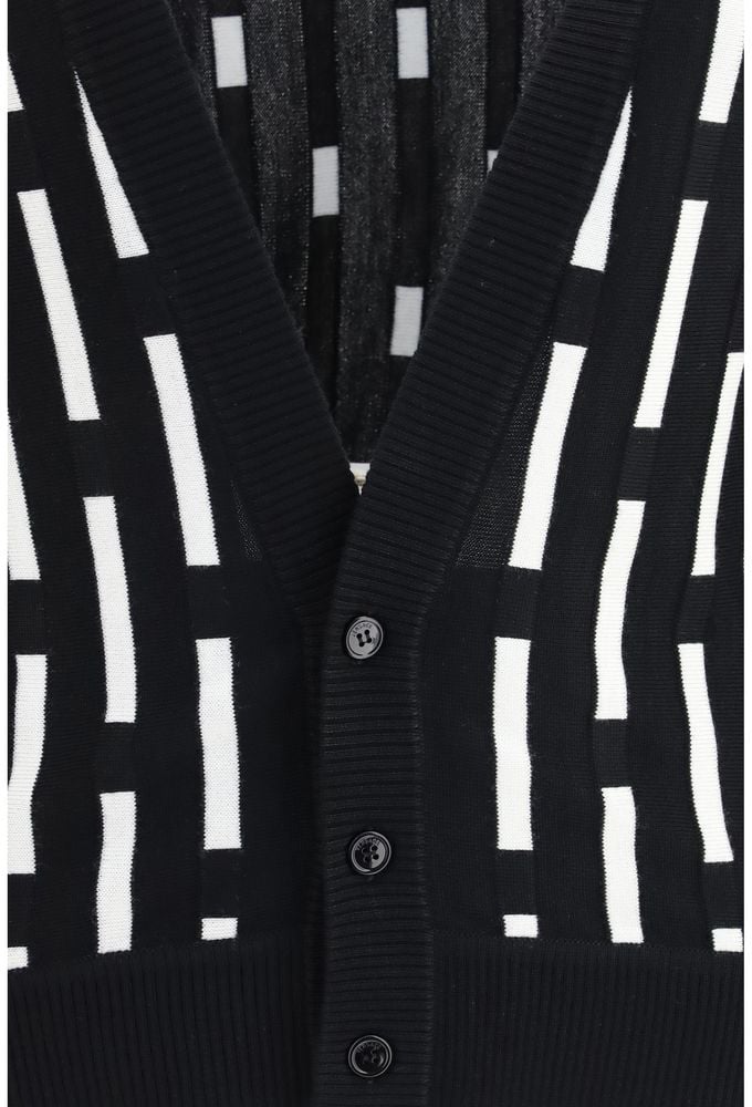 Versace Multicolor Wool Oves Aries Cardigan
