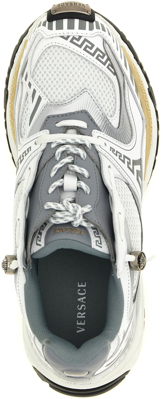 Versace Multicolor Calfskin Chunky Sneakers