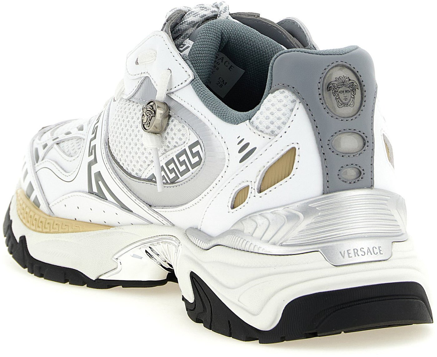 Versace Multicolor Calfskin Chunky Sneakers