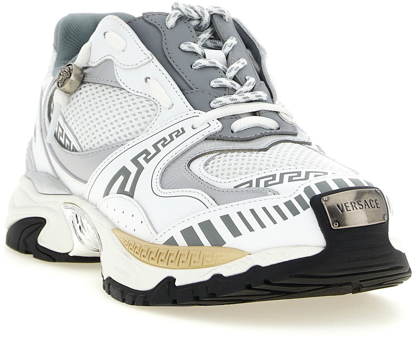 Versace Multicolor Calfskin Chunky Sneakers