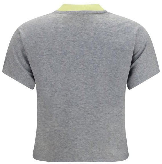 Versace Gray Cotton T-Shirt