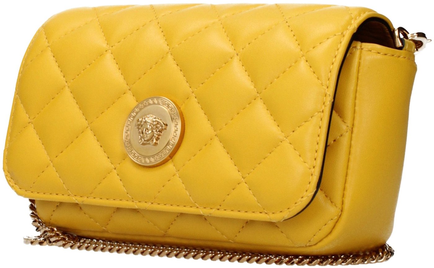 Versace Yellow Leather Crossbody Bag