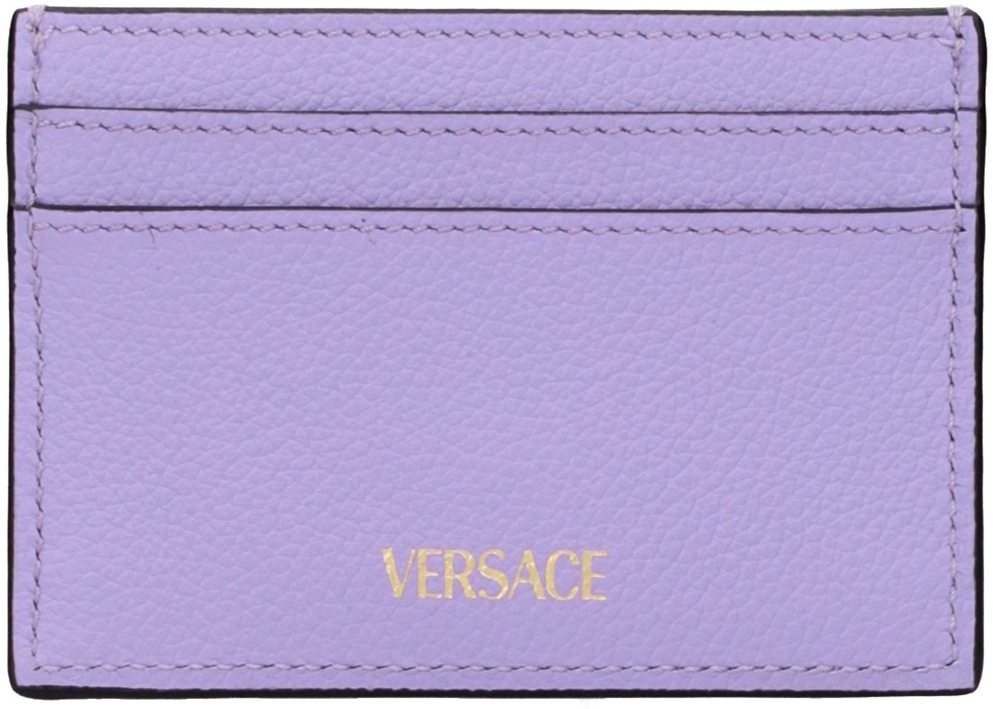 Versace Purple Leather Cardholder