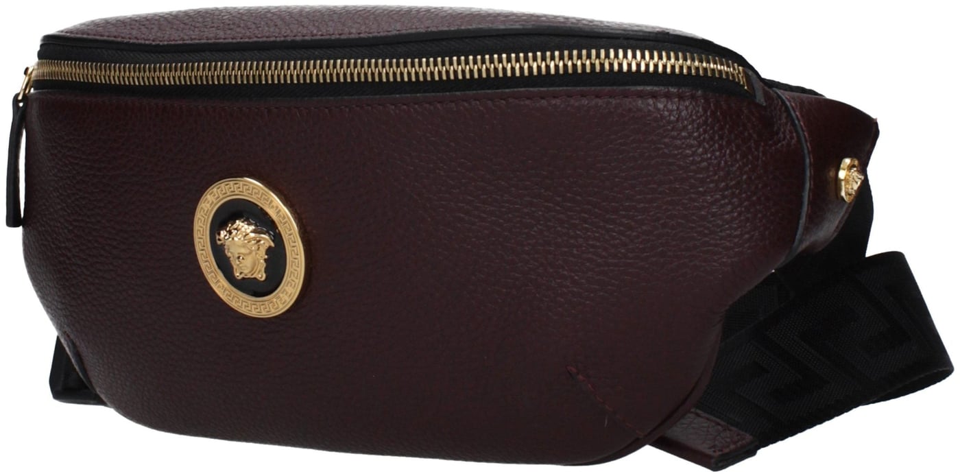 Versace Purple Leather Backpack