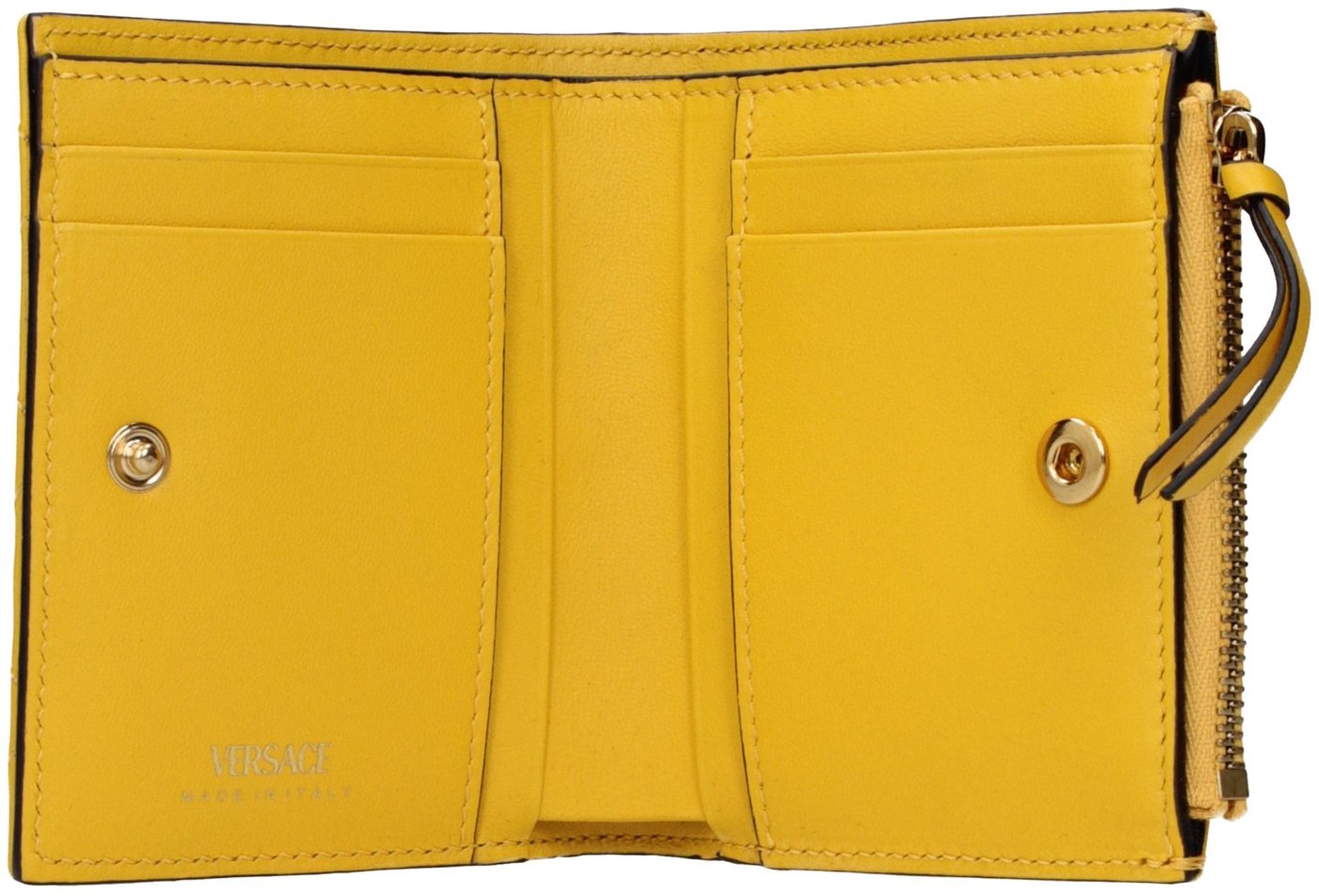 Versace Yellow Leather Wallet