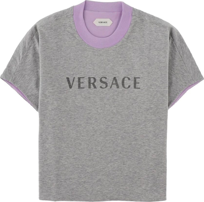 T-Shirt Reversibile Con Logo