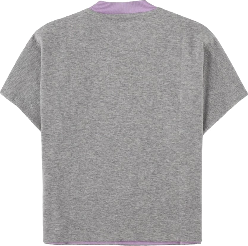 T-Shirt Reversibile Con Logo