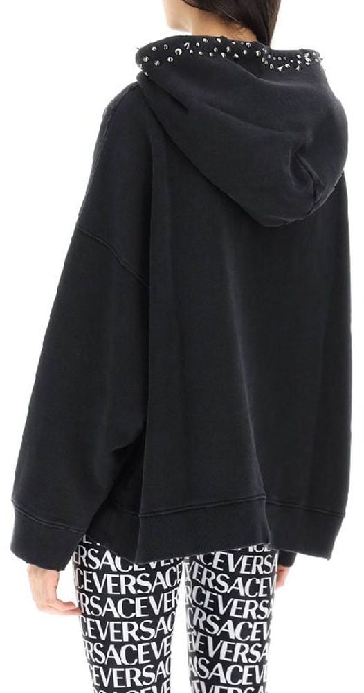 Versace Black Cotton Sweatshirt