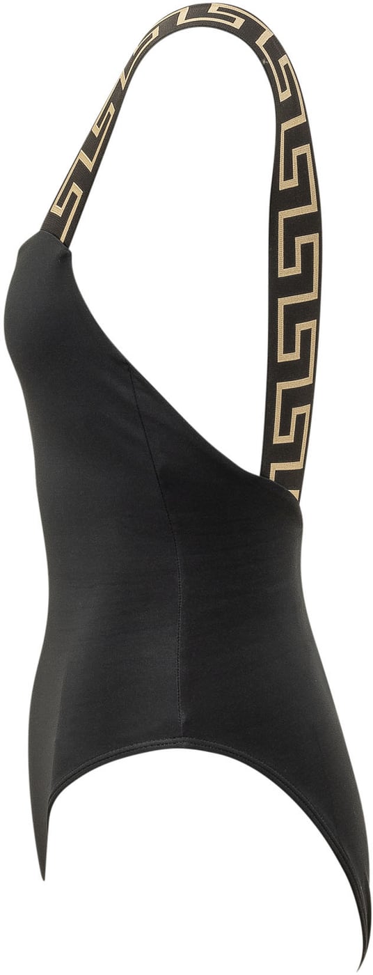 Body Medusa con Spalline Motivo Greca