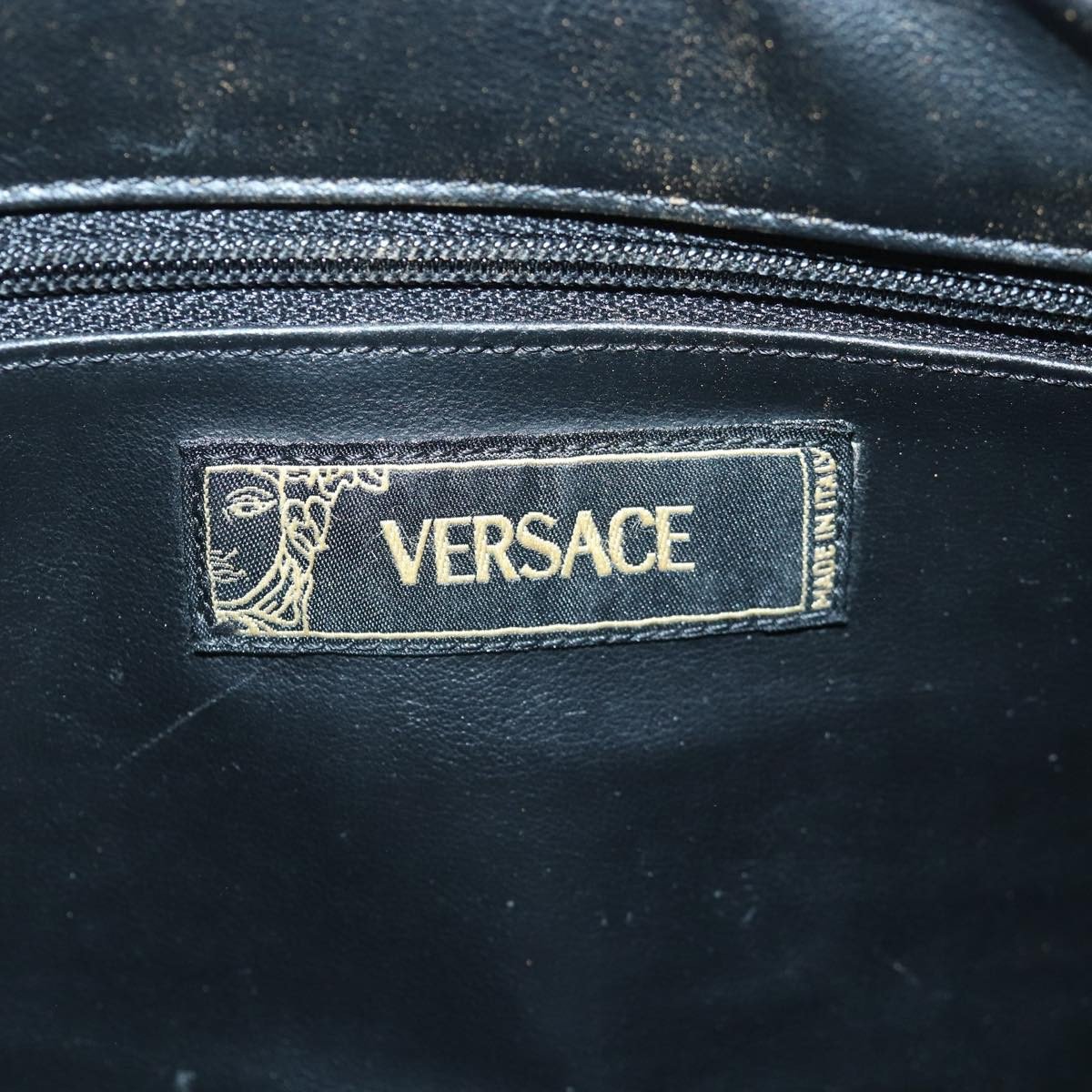 Versace Vintage Clutch Leather