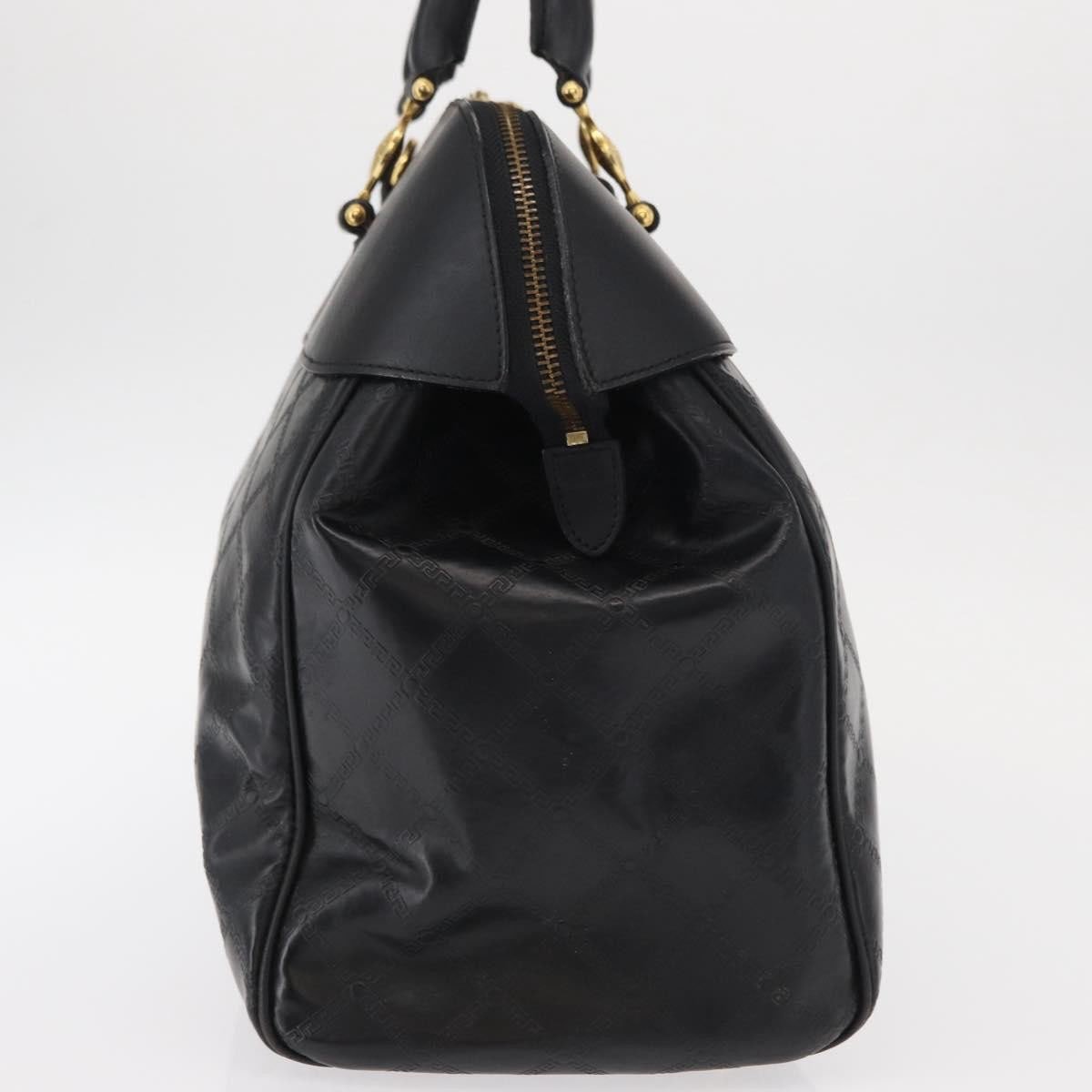 Versace Vintage Sun Duffle Embossed Leather Large