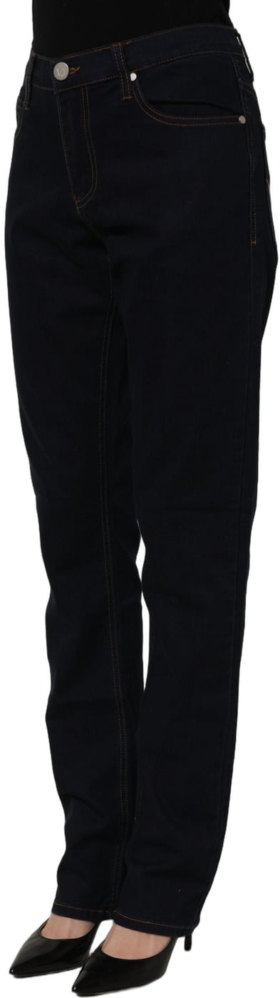 Versace Jeans Couture Blue High Waist Skinny Denim Trouser Jeans