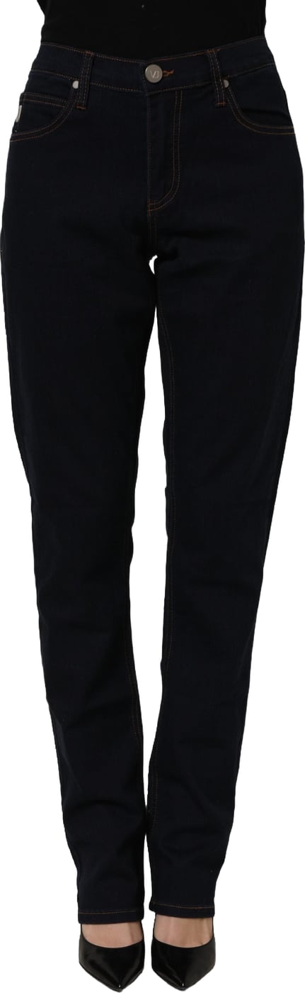 Versace Jeans Couture Blue High Waist Skinny Denim Trouser Jeans