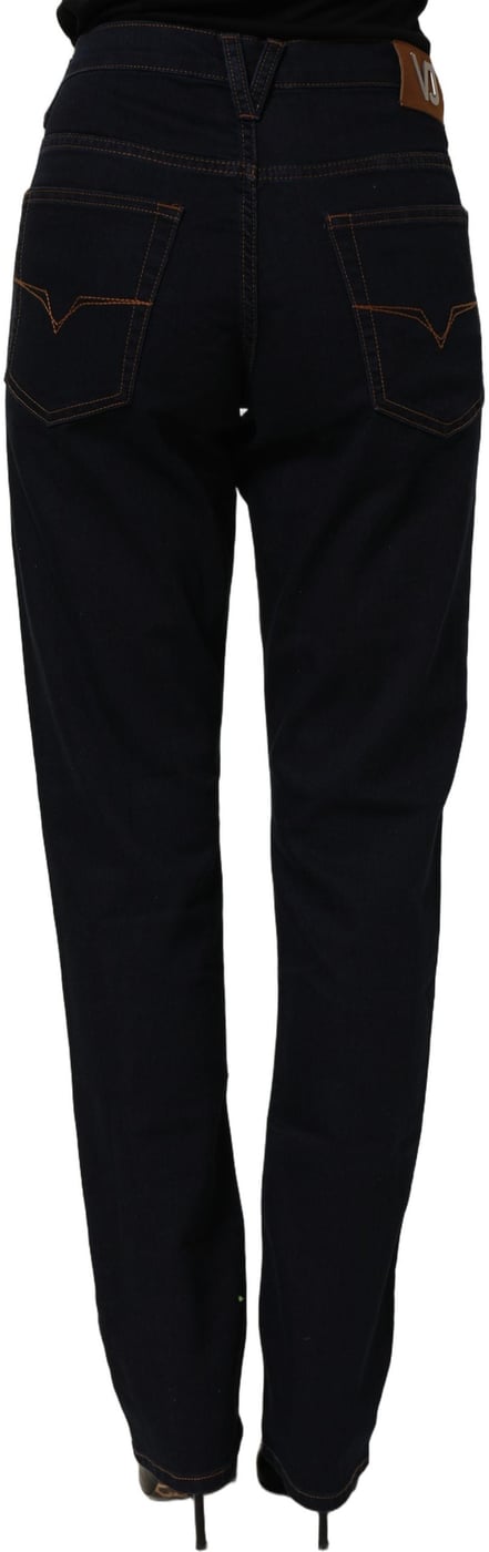 Versace Jeans Couture Blue High Waist Skinny Denim Trouser Jeans