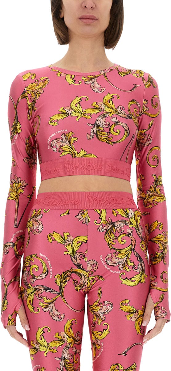 "OUTLINE BAROQUE" SHORT TOP