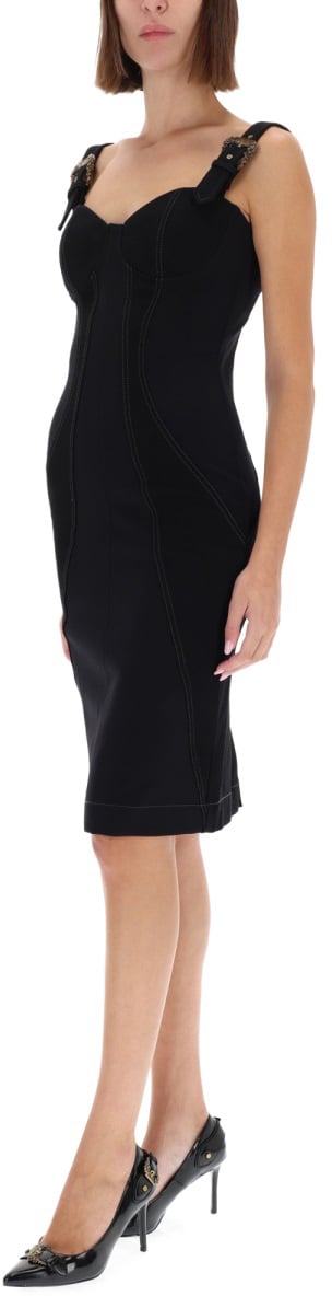 "BAROQUE" BUCKLED DRESS