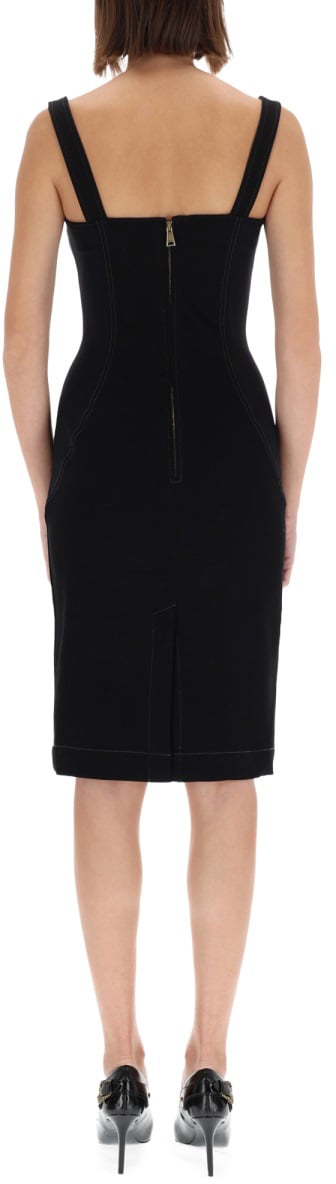 "BAROQUE" BUCKLED DRESS