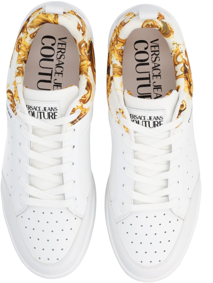 SNEAKER CON LOGO E MOTIVO "WEAVE"
