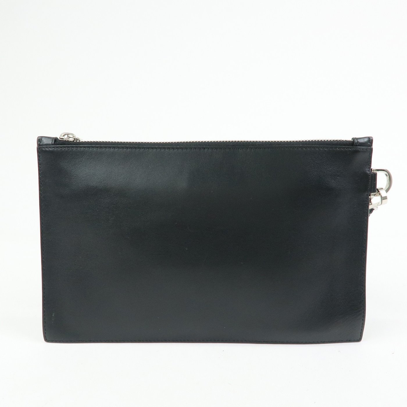 Versace Wristlet Printed Leather Medium