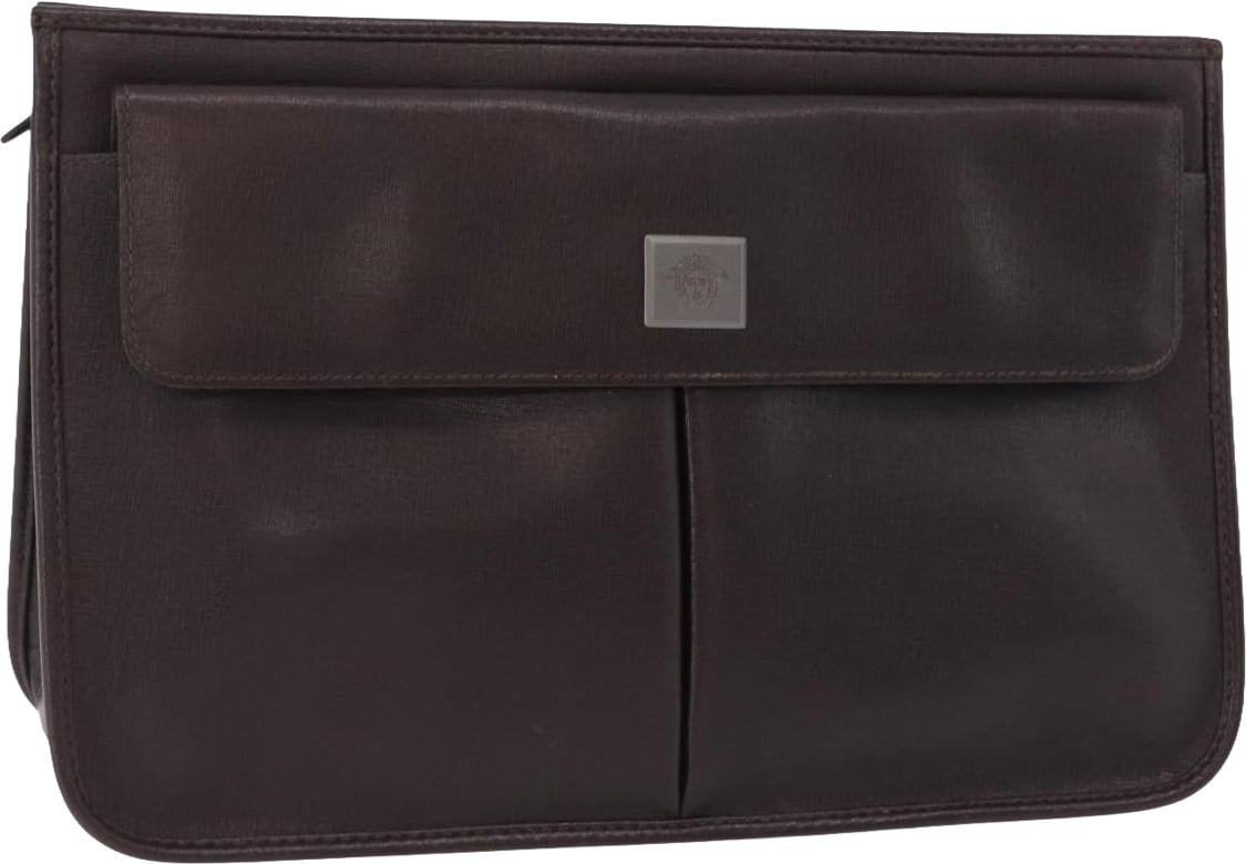 Versace Vintage Clutch Leather