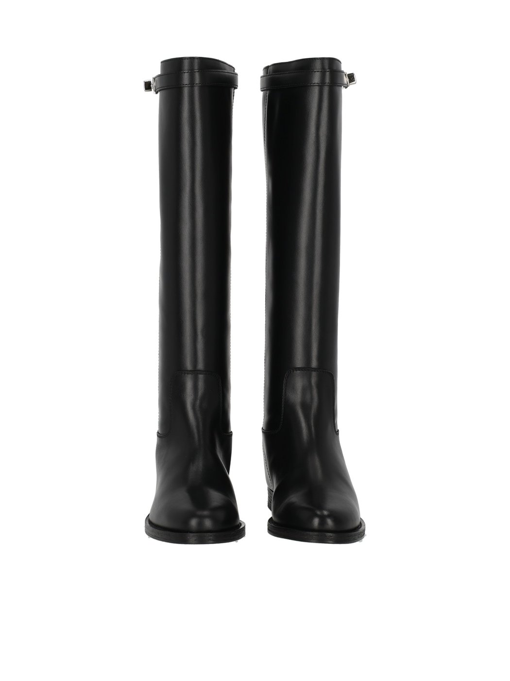 Patent Leather Knee-High Boots