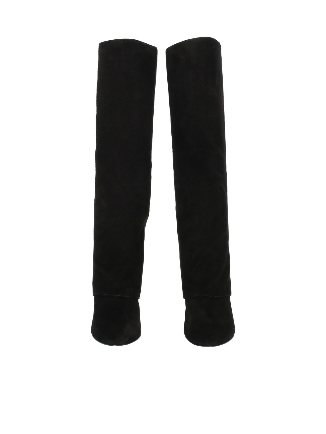 Fold-Over Cuff Wide-Leg Boots