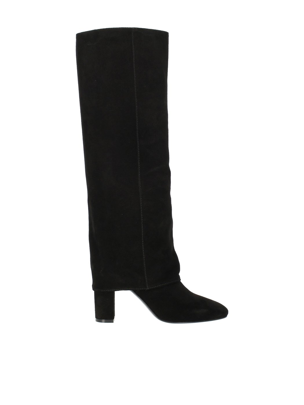 Fold-Over Cuff Wide-Leg Boots
