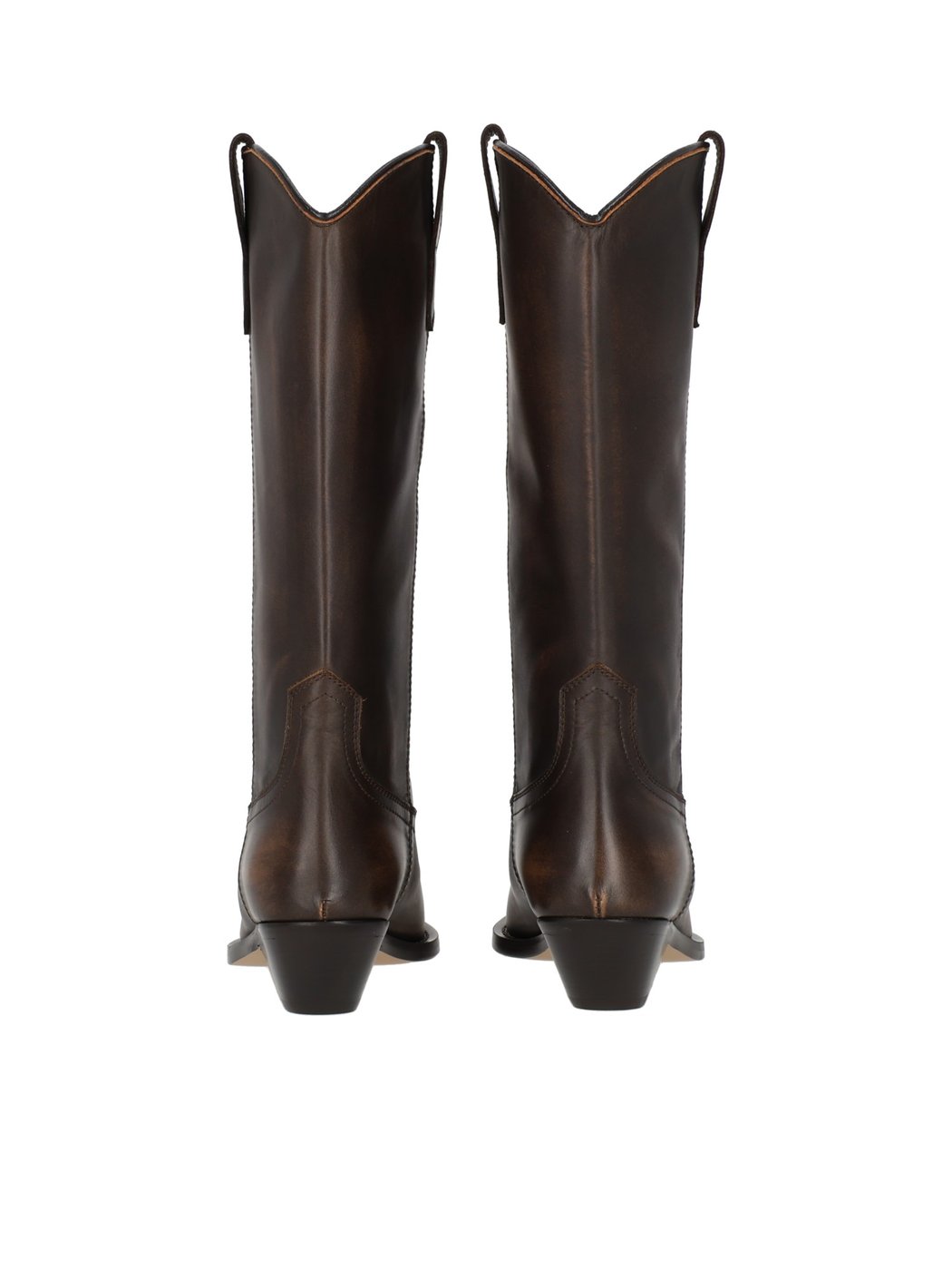 Minimalist Leather Western Boots