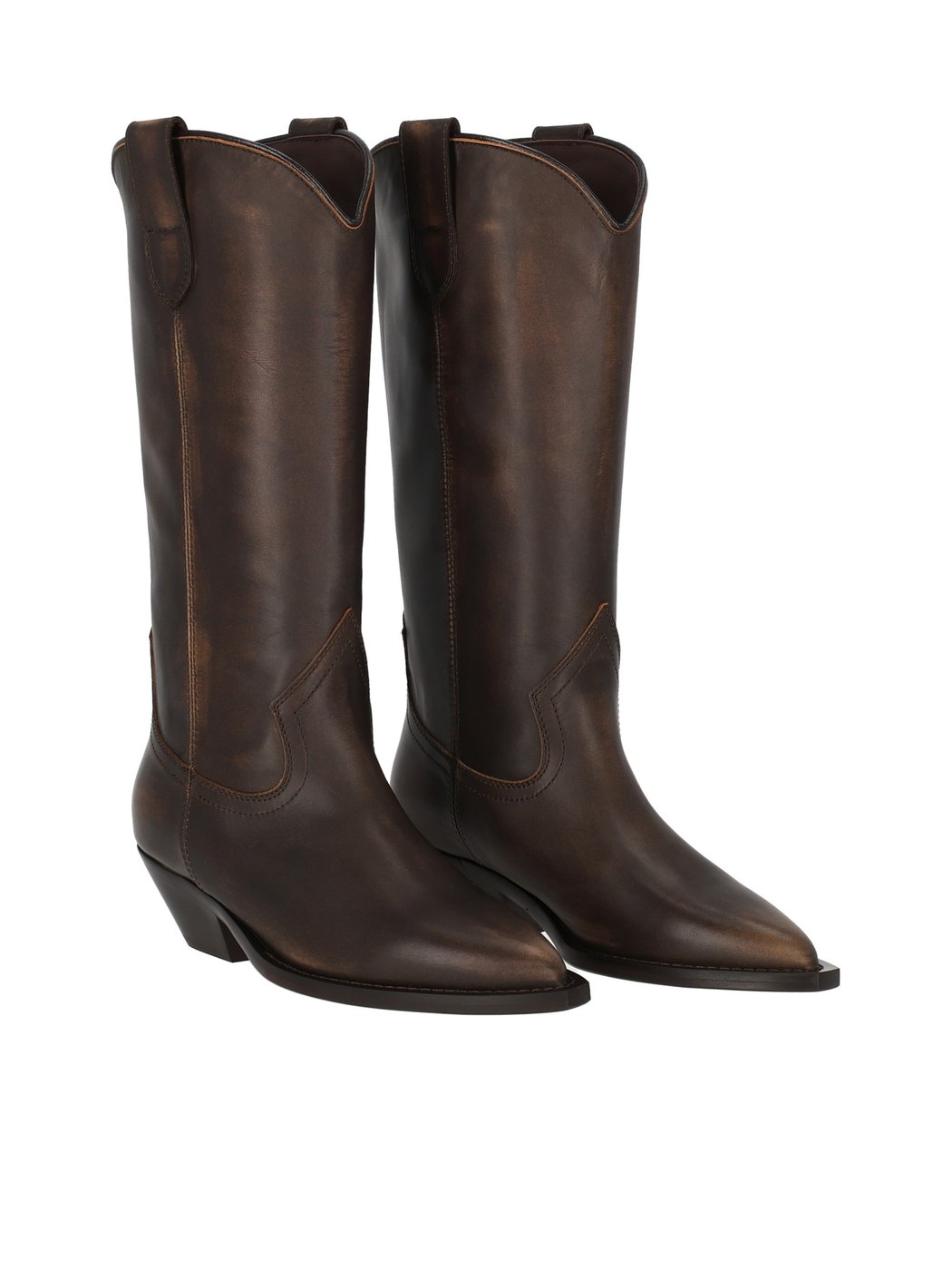 Minimalist Leather Western Boots