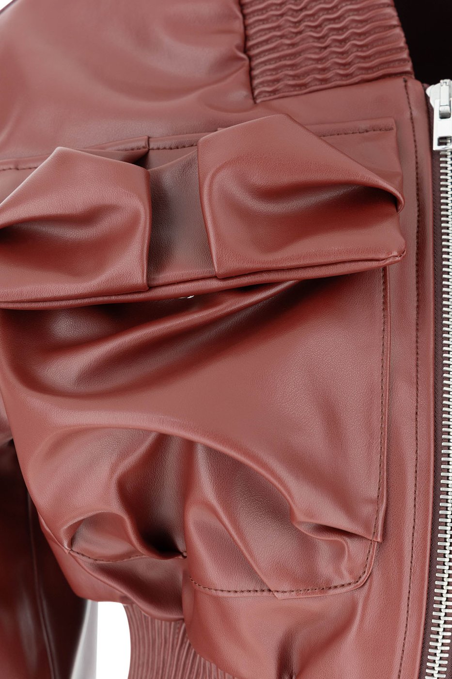 Viktor & Rolf Brick synthetic leather jacket