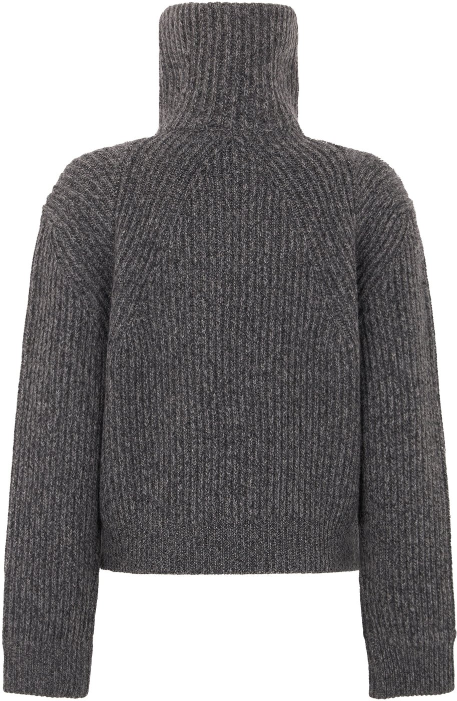 Sweater with zip collar
