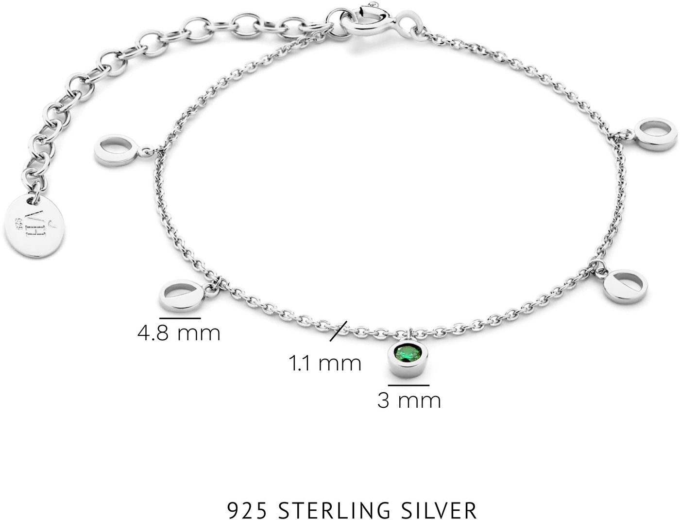 Violet Hamden Luna - Armband - Zilver